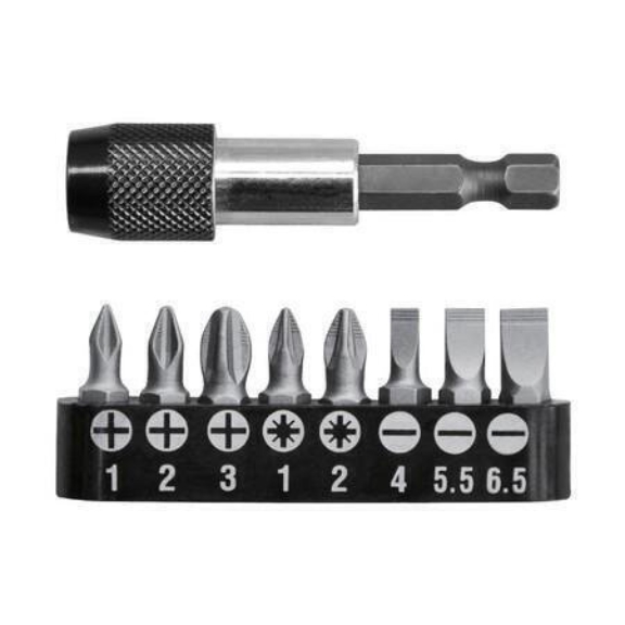 9325-Northside-Electrical-_-Cordless-Screwdriver-Bits-Assorted-9-Piece-01.jpg Cordless Screwdriver Bits Assorted 9-Piece - Image 1